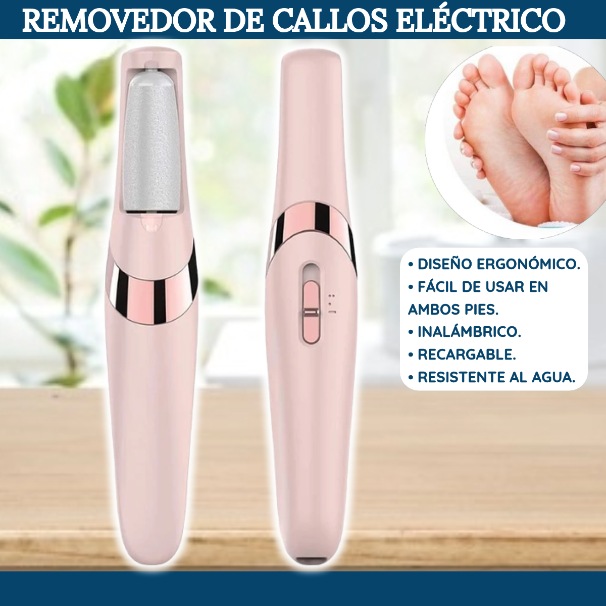 Removedor de Callos Portatil